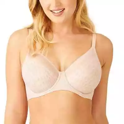 Wacoal 855336 Elevated Allure Bra 38D Rose Dust Full Figure Uplift UW $72 NWT • $33.95