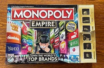 Monopoly Empire Board Game Own The Worlds Top Brands Gold Edition • $32.95