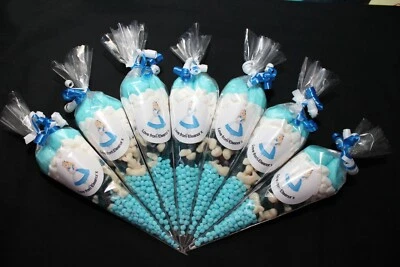 £0.99 • Buy Personalised Themed Pre-filled Sweet Cones Childrens Party Bags FREE - DELIVERY