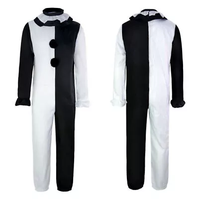 Halloween Party Terrifier Art The Clown Joker Cosplay Costume Set Adult Jumpsuit • $38.09