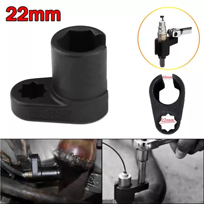 Universal 22mm 1/2  O2 Oxygen Sensor Offset Wrench Flare Nut Socket Removal Tool • $14.63