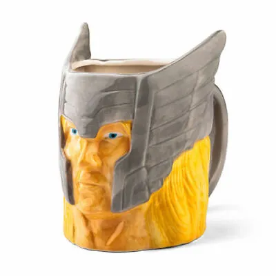 Marvel Thor Molded Mug Tea Coffee Drinking Kitchen Cup Novelty Xmas Gift New • £1.99