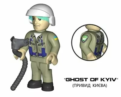 LIMITED EDITION Figure Pilot  GHOST Of Kyiv Jet Fighter Of Mig-29 COBI  LAST ONE • $84.29