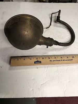 Antique Vintage  INDUSTRIAL LAMP Bryant Switch - Brass Dome Shade—Untested • $68