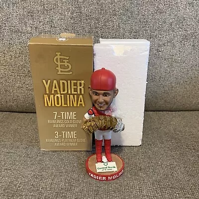 YADIER MOLINA 2014 Gold & Platinum Glove Bobblehead #4 St Louis Cardinals  • $38.21