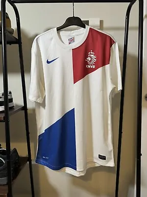 NETHERLANDS Holland 2013/2014 AWAY FOOTBALL SHIRT JERSEY L Nike Genuine • £49.99