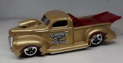 Hot Wheels 1940 Ford Custom Pickup   ELWOOD'S ROD SHOP   1997 / Malaysia/LOOSE • $3.99