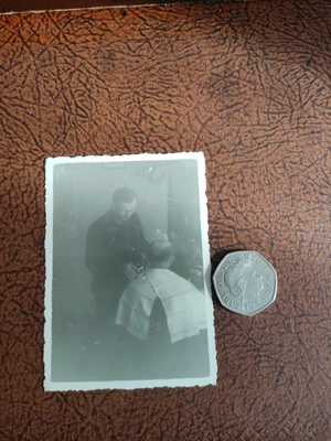 £1.50 • Buy Ww2 German Photograph Photo. Officer Getting A Haircut 
