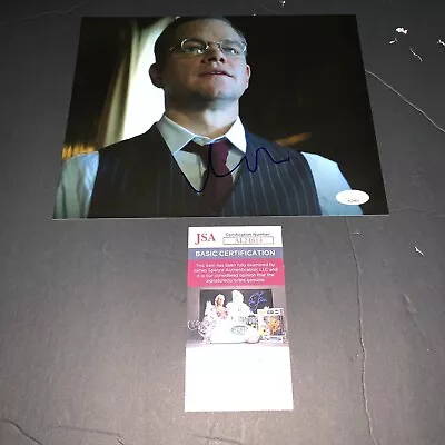 Matt Damon Signed Oppenheimer 8x10 Photo JSA • $150