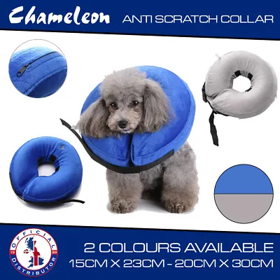 £9.85 • Buy Pet Dog Cat Inflatable Collar Anti Scratch Vet Recovery Head Cone S M L 250 SOLD