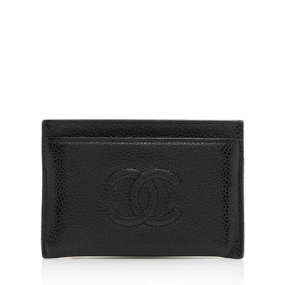 $380 • Buy Chanel Caviar Leather Timeless CC Card Holder