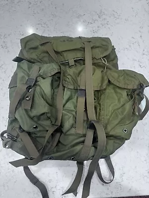 US Army Military LC-1 Combat Field Pack Alice Backpack No Frame 80's VTG Med • $70