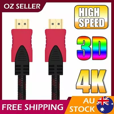 HDMI To HDMI Male Cable HEC ARC 3D High Speed Adapter 4K 1.5M 3M 5M 10M 15M 20M • $6.97