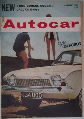 £6 • Buy Autocar Magazine 4 October 1963 Consul Corsair