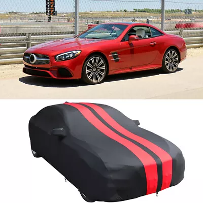 For Mercedes Benz SL450 SL500 SL550 SL600 Indoor Car Cover Stain Stretch Red • $159.39