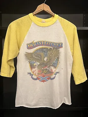 80s MOLLY HATCHET BEATIN THE ODDS WORLD TOUR 1981 VINTAGE CONCERT JERSEY • $109