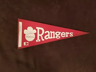 ⚾Vintage 1960's 70's Est. TEXAS RANGERS⚾ MINI Pennant 5.25  X 12  • $9.50