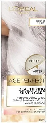 L'Oreal Age Perfect Beautifying Silver Care - Choose Shade -  Fast Delivery • £10.99