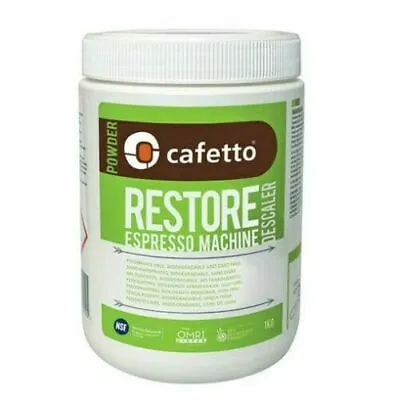 NEW CAFETTO RESTORE DESCALER 1KG Decalcifier Decalcify Espresso Coffee Machine • $48.99