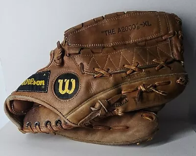 Vintage Wilson The A2000- XL Dual Hinge Japan Baseball Glove Mitt RHT 207086 • $84.99