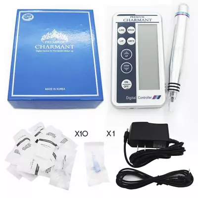 £35.98 • Buy Permanent Makeup Digital Tattoo Eyebrow Lip Pen Machine Microblading Needles Kit