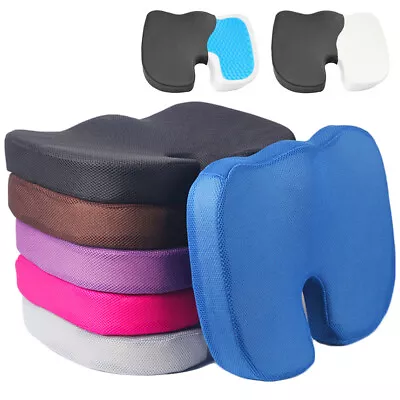 $23.97 • Buy Seat Cushion Cool Gel Memory Foam Chair Pillow Orthopedic Office Chair Car Pad 