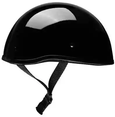 Crazy Al's WORLD'S SMALLEST LIGHTEST SOA Style DOT Gloss Black Half Helmet • $95.99