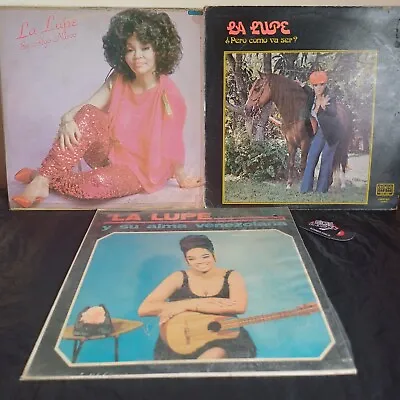 La Lupe ‎– Lote X 3LP - Latin Salsa Afro-Cuban Jazz Venezuela 1970s 80s  • $119.99