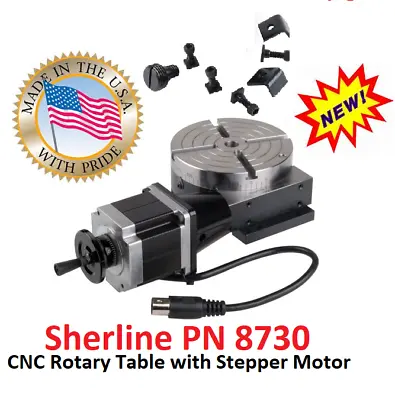 Sherline SKU # 8730 CNC Rotary Table With Stepper Motor. • $482.38