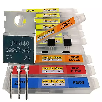 EEEEE 10 Values 70 Pcs Logic Level PMOS NMOS Kit MOSFET Transistor Assortment Ki • $31.61