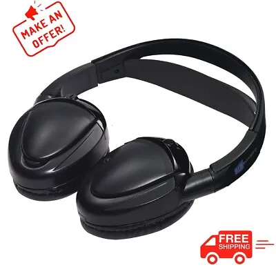 $47.80 • Buy Audiovox MTGHP2CA Wireless IR Headphone Adjustable Headband Dual Channel