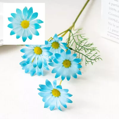 1PC Artificial Flowers Plastic Fake Outdoor Garden Plant UV Resistant Home Decor • £2.36