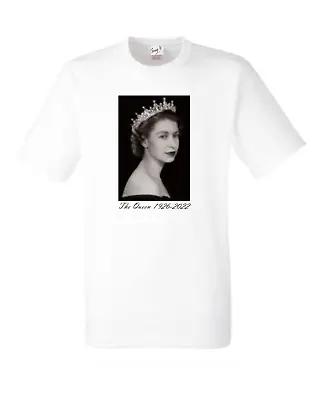 Queen Elizabeth II 1926 - 2022 RIP T-Shirt Top Tee Unisex Adult And Kids T-shirt • £5.99