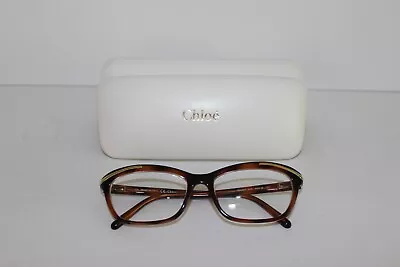 CHLOE Eyeglasses FRAMES ONLY 53-16-135 219 Made In Italy Tortoiseshell CE2625 • $34