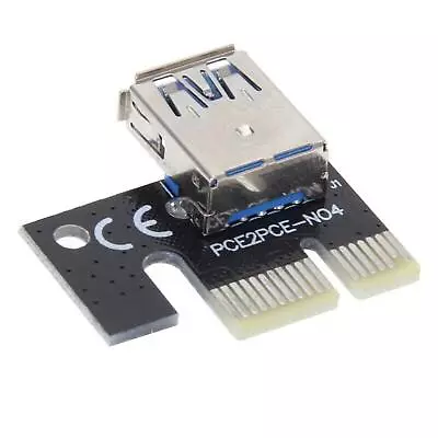 PCI-E 1x To 16x Powered USB3.0 Riser Extender Adapter Extension Cable Card Mini • $3.66