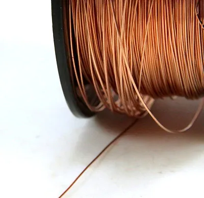 Copper Wire HALF ROUND 20 Gauge Dead Soft Copper Jewelry Wire 20 Feet 009 • $6.59