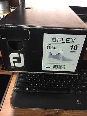 Footjoy Fj Flex Size 10 Men's Golf Shoes 56142 New With Box • $66