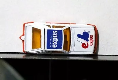 Vintage Corgi Ford Mustang Cobra White And Red Montreal Expos Die Cast Car Trunk • $11.96