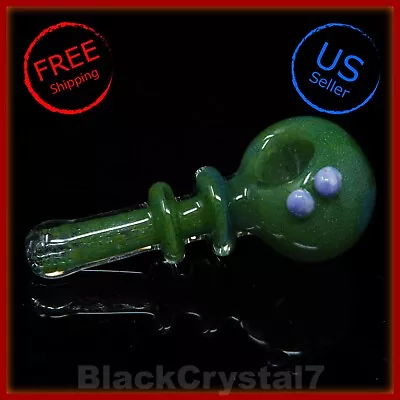 3.5 Inch Handmade Thick Mini Pocket Green Rings Tobacco Smoking Bowl Glass Pipes • $11.99