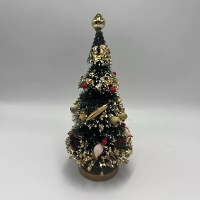 Vintage Glass Bulb Tree Topper 7  Bottle Brush Mini Christmas Tree - Japan • $39.99