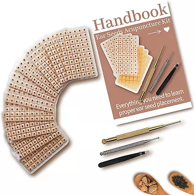 1200Pcs Ear Seeds Acupuncture Kit Auricular Sticker Kit With Ears Seed Acupunc • $11.97