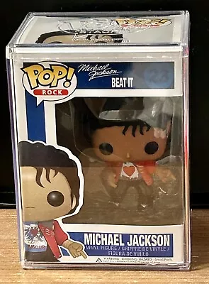 Funko Pop Rock Michael Jackson  Beat It #23 Vaulted Retired W/hard Protector. • $75