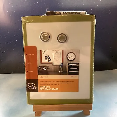 NEW! Quartet Magnetic Dry-Erase Board 8.5x11 White/Green Border~NEW! Sealed!!! • $14.95