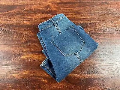 MOSSIMO SUPPLY CO Button Down Blue Denim Jean Skirt Women's Size 6 • $7