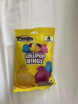 Peeps Lollipop Rings - MARSHMALLOW - American Candy USA Import UK Seller • £3