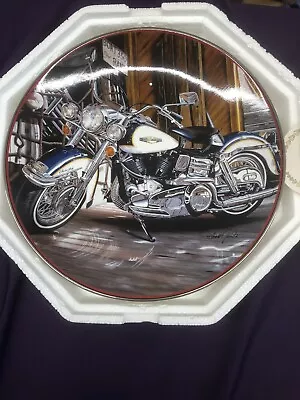 Franklin Mint Harley-Davidson 1968 Electra Glide Collector Plate NIB 8” • $16