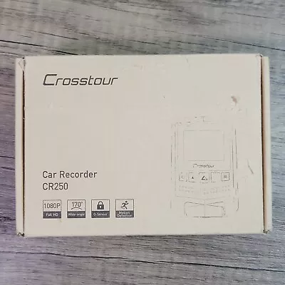 Crosstour Car Recorder CR250 Motion Sensor 1080P Full HD 170 Wide-Angle • $22.99