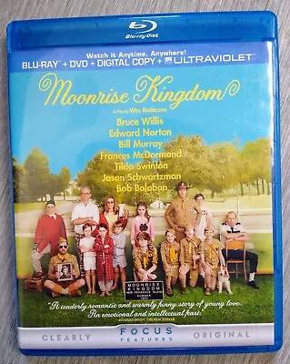 Moonrise Kingdom ( Blu-ray / DVD 2012 ) 2 Disc Set WES ANDERSON BILL MURRAY • $7.99