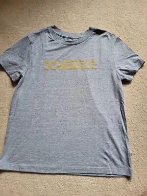 £2.99 • Buy Vans T Shirt Medium Light Grey