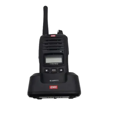 $140 • Buy GME 5 Watt Handheld UHF Radio Black With Charging Stand